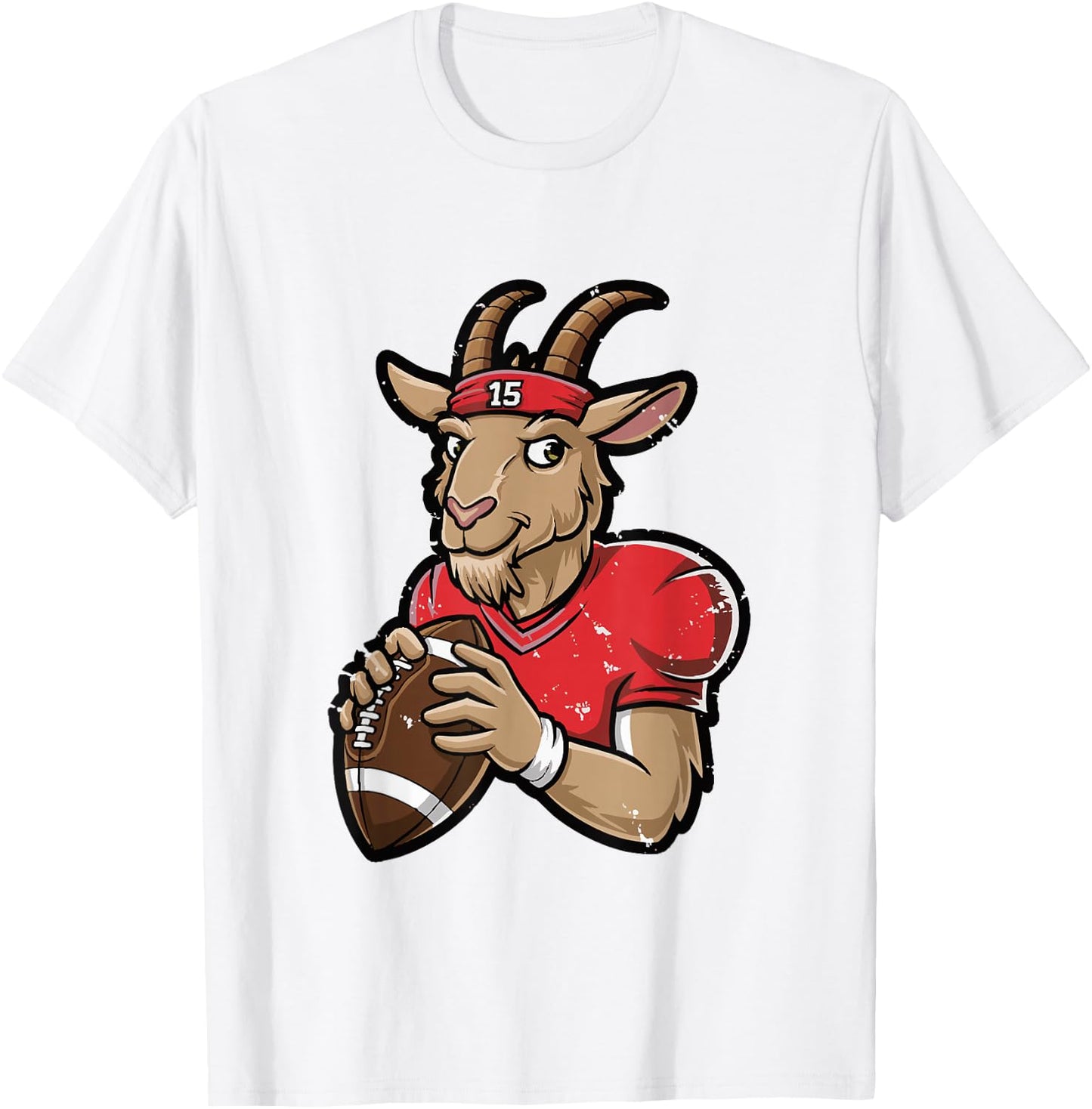 GOAT 15 - Funny G.O.A.T. T-Shirt - T-Shirt | White