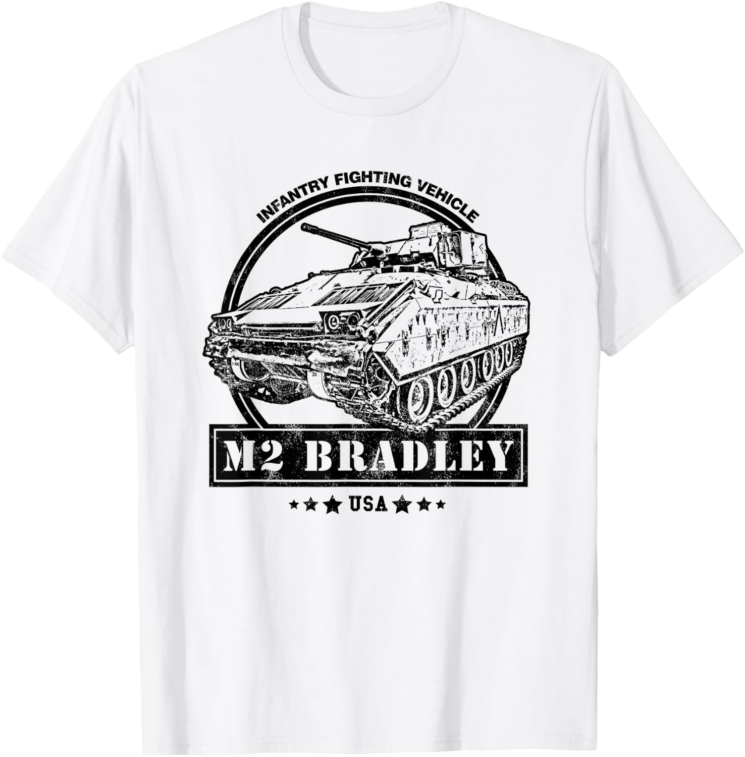M2 Bradley IFV - Bradley Infantry Fighting Vehicle T-Shirt - T-Shirt | White