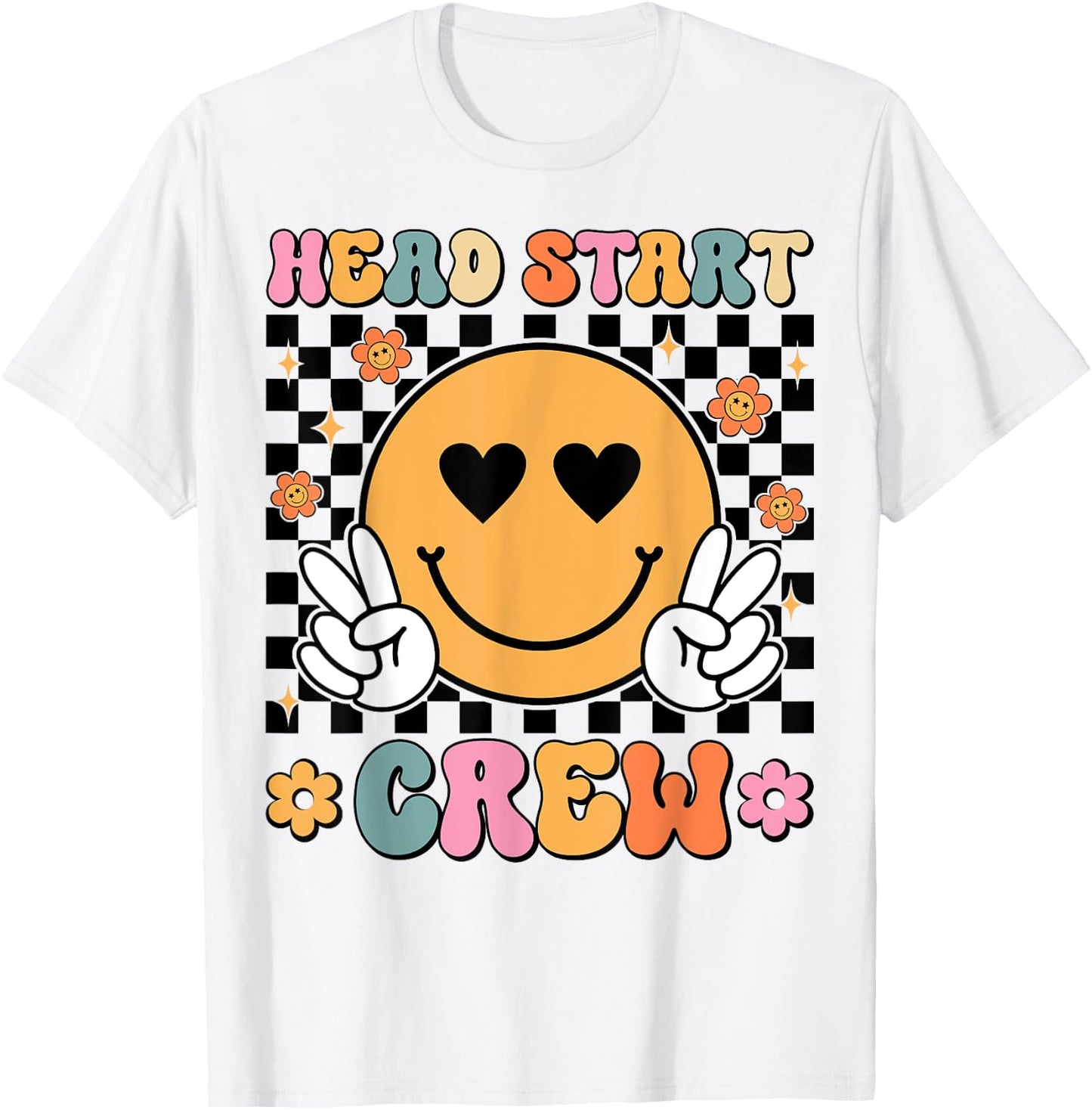 Head Start Crew Teacher Early Childhood Education Preschool T-Shirt - T-Shirt | White