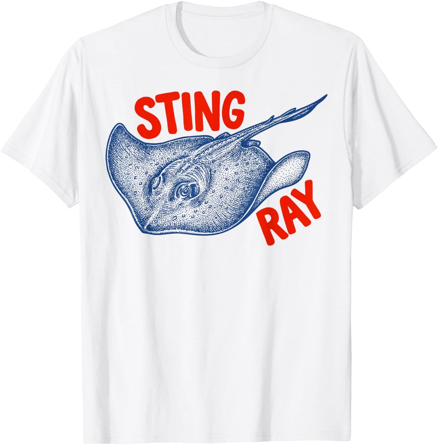 Sting Ray Singray T-Shirt - T-Shirt | White