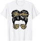 Mom Life Kidlife Mama und Tochter Leopard Passende Outfits T-Shirt - T-Shirt | White