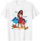 Disney Moana 2 Big Sis Little Sis Oceania Tropical Duo , grey, S T-Shirt - T-Shirt | White