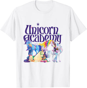 Rider and Unicorns , White T-Shirt - T-Shirt | White