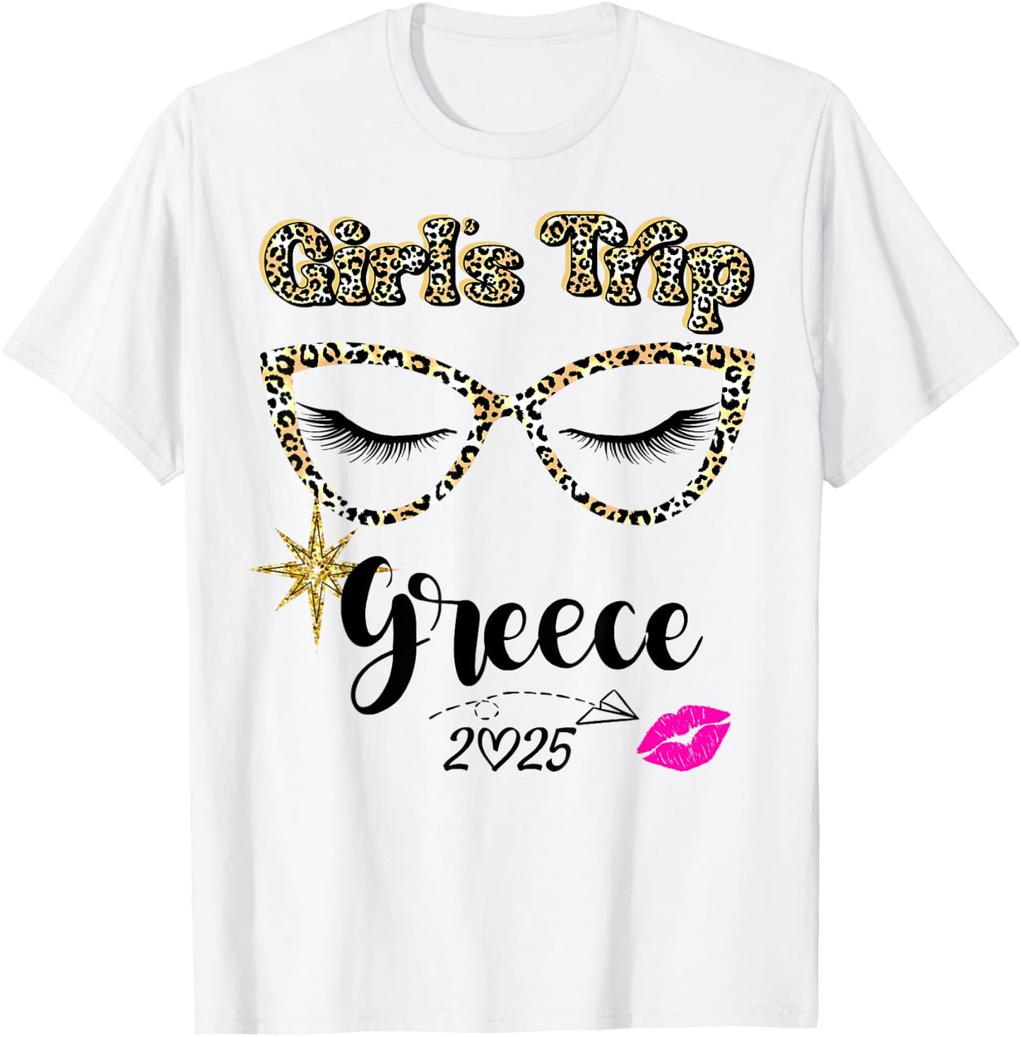 Girls Trip Greece 2025 Shirts Weekend Birthday Squad T-Shirt - T-Shirt | White