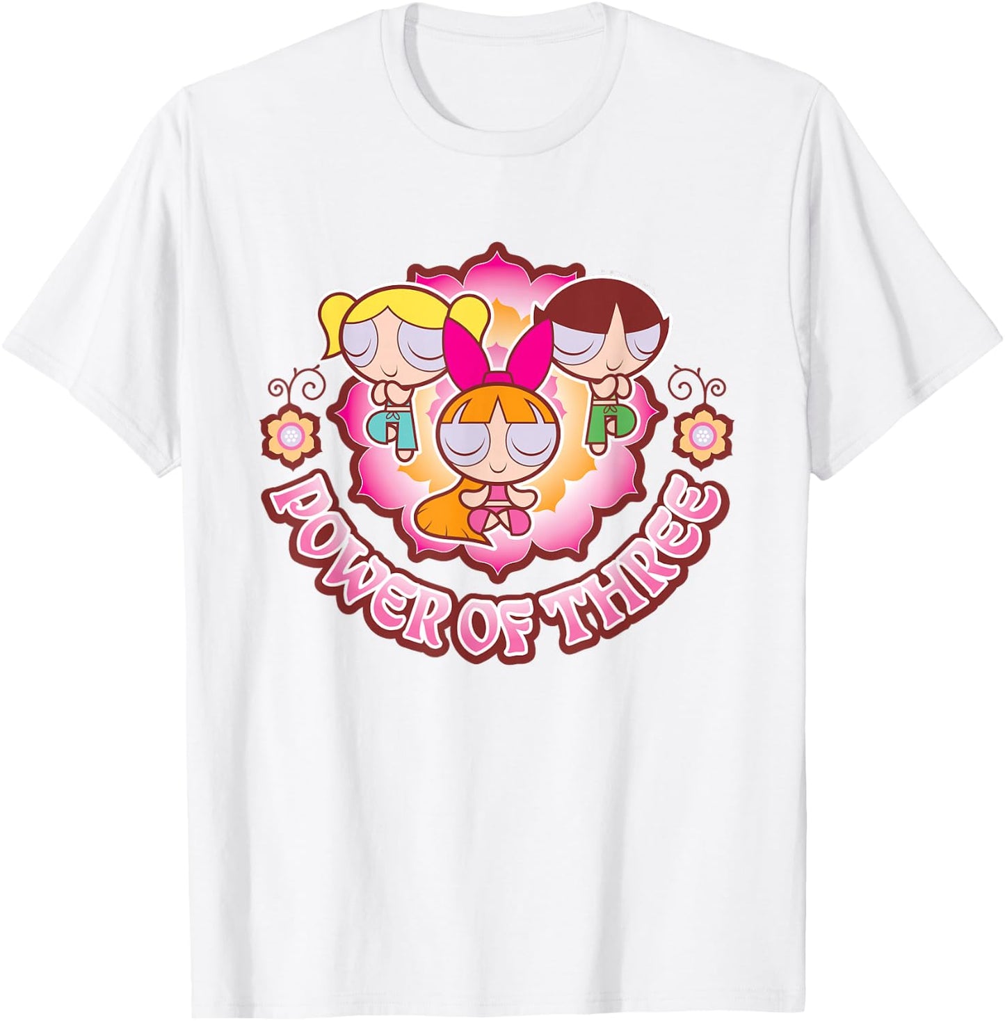 Powerpuff Girls Power of Three Small T-Shirt - T-Shirt | White