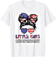 American Girl Little Miss Independent 4th July Shirt Toddler T-Shirt - T-Shirt | White