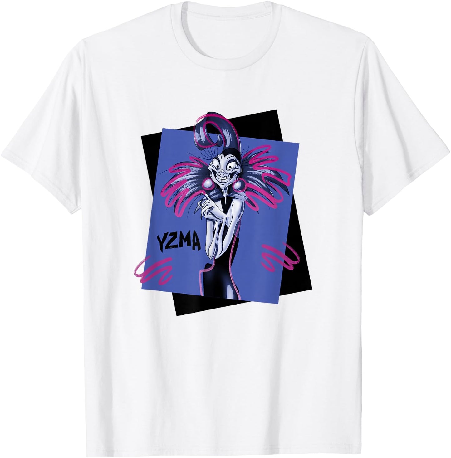 Disney The Emperor's New Groove Yzma Evil Smile Portrait T-Shirt - T-Shirt | White