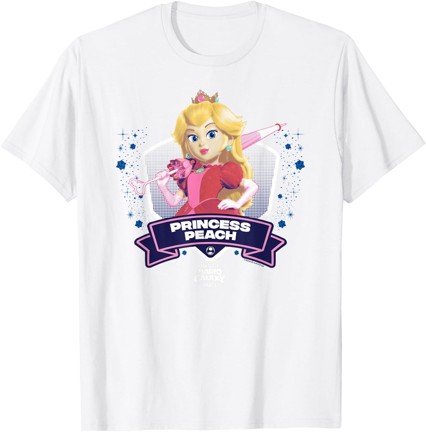 The Super Mario Galaxy Movie Princess Peach Champion T-Shirt - T-Shirt | White