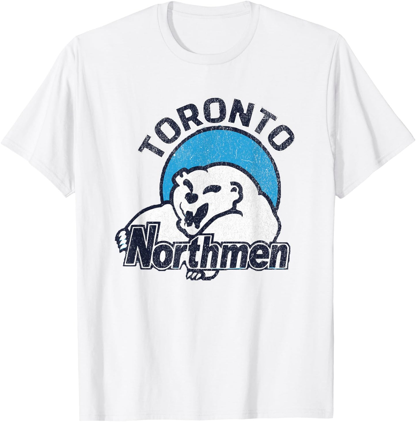 Retro Football Team Toronto Northmen World Football League T-Shirt - T-Shirt | White