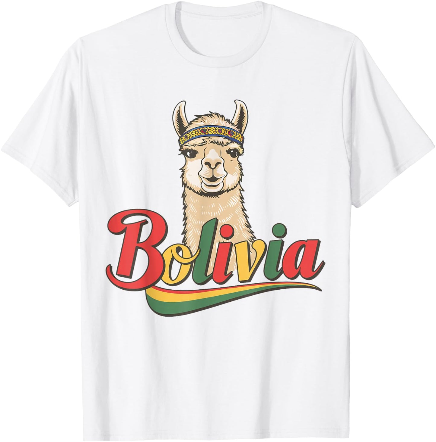 Bolivia Alpaca Loves Bolivian Llama Travel Enthusiasts Retro T-Shirt - T-Shirt | White