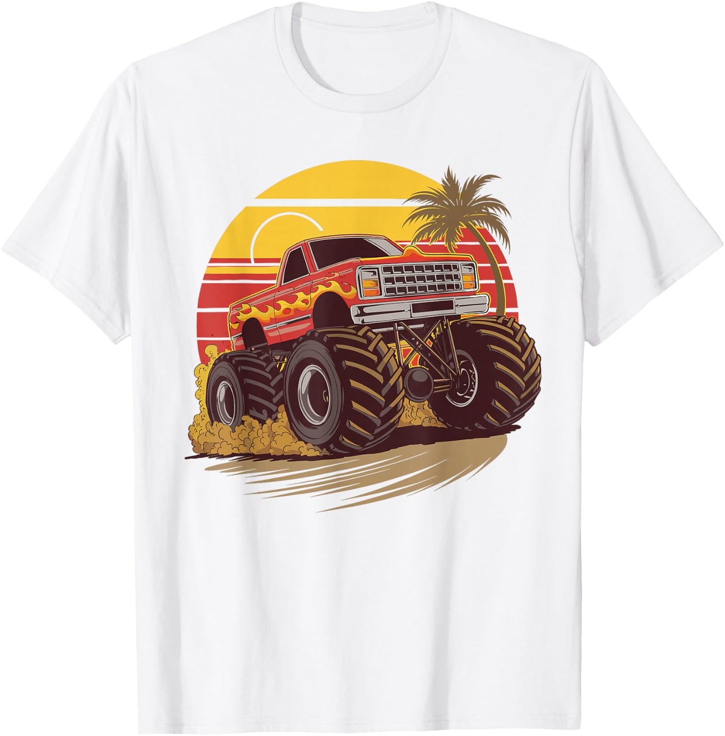 Monster Truck for toddlers Youth & Adults T-Shirt - T-Shirt | White