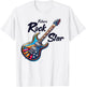 Future Rock Star, Guitar Band, Funny Rock, Girls Boys Kids T-Shirt - T-Shirt | White
