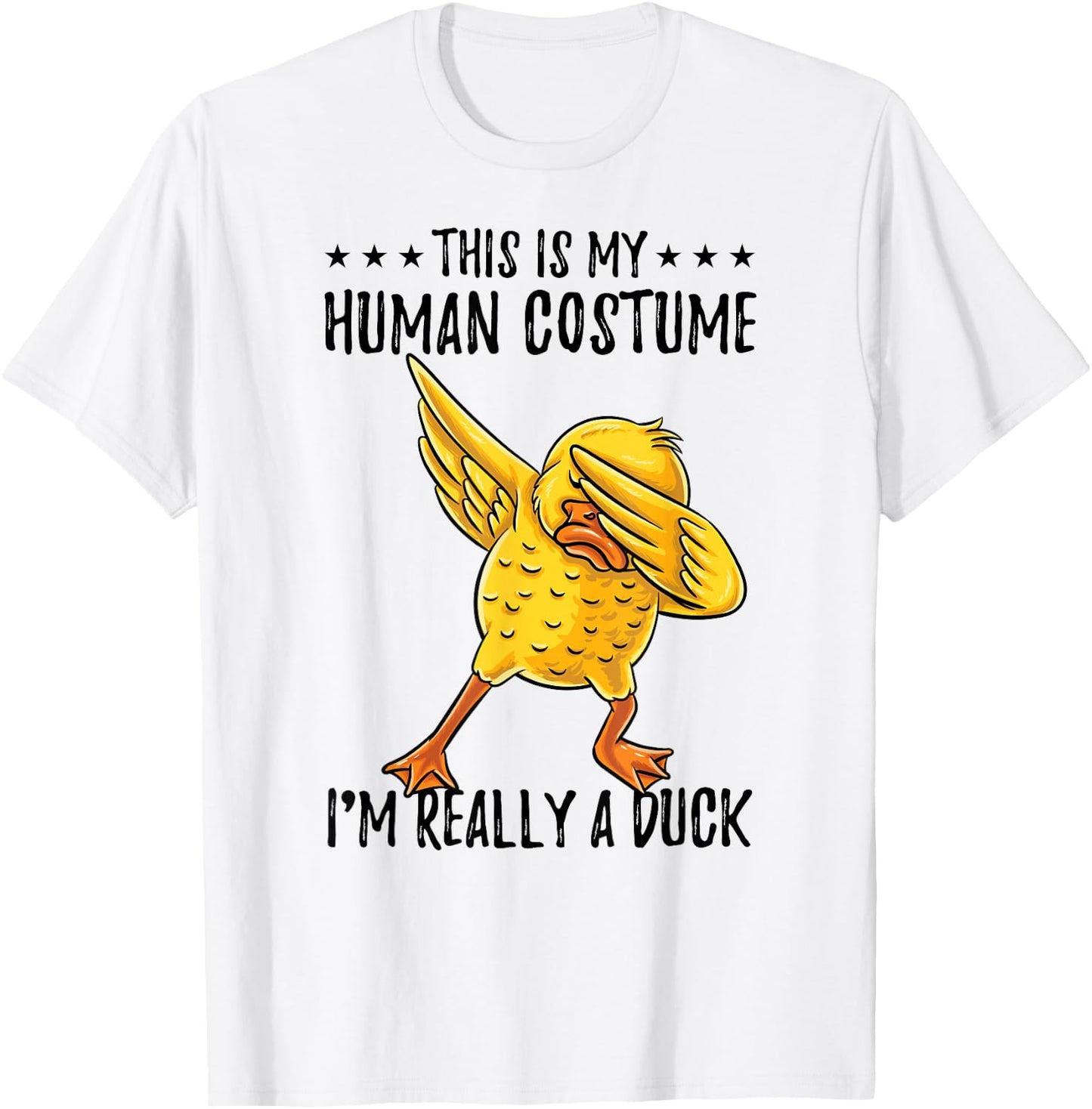 This Is My Human Costume Duck Halloween T-Shirt - T-Shirt | White