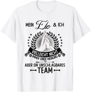 Elo Geschenke & Gassi Outfit | nicht immer einer Meinung | Hund & Hunde , Weiß, S, , Kurzarm, Klassisch, Polyester 100%, Cartoon, Weihnachten, Geburtstag, Hunde, Komfort T-Shirt - T-Shirt | White