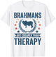 Cow Cheaper Therapy - Cattle Farmer Rancher Brahman T-Shirt - T-Shirt | White