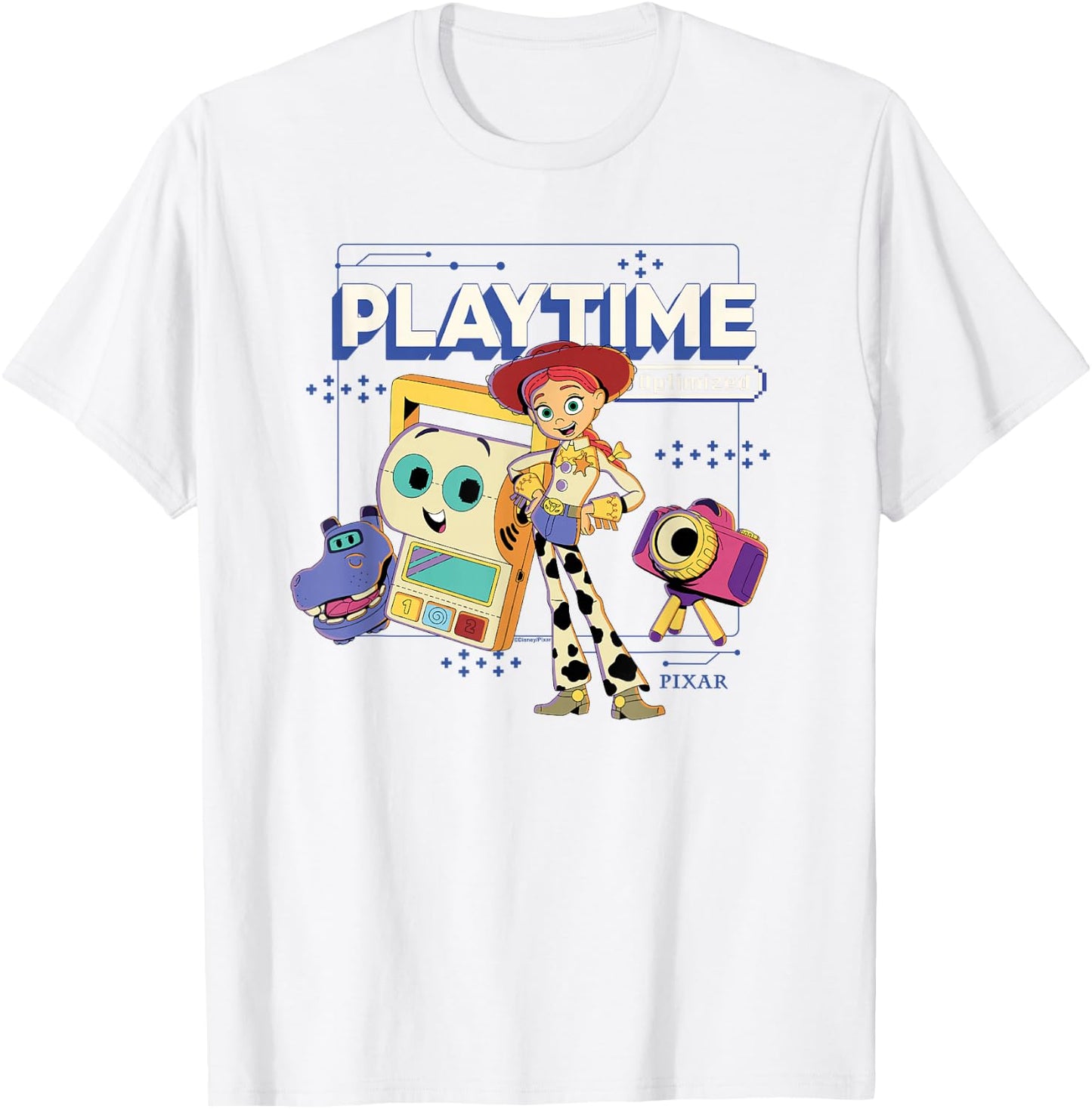 Disney Pixar Toy Story 5 Jessie Playtime Optimized T-Shirt - T-Shirt | White