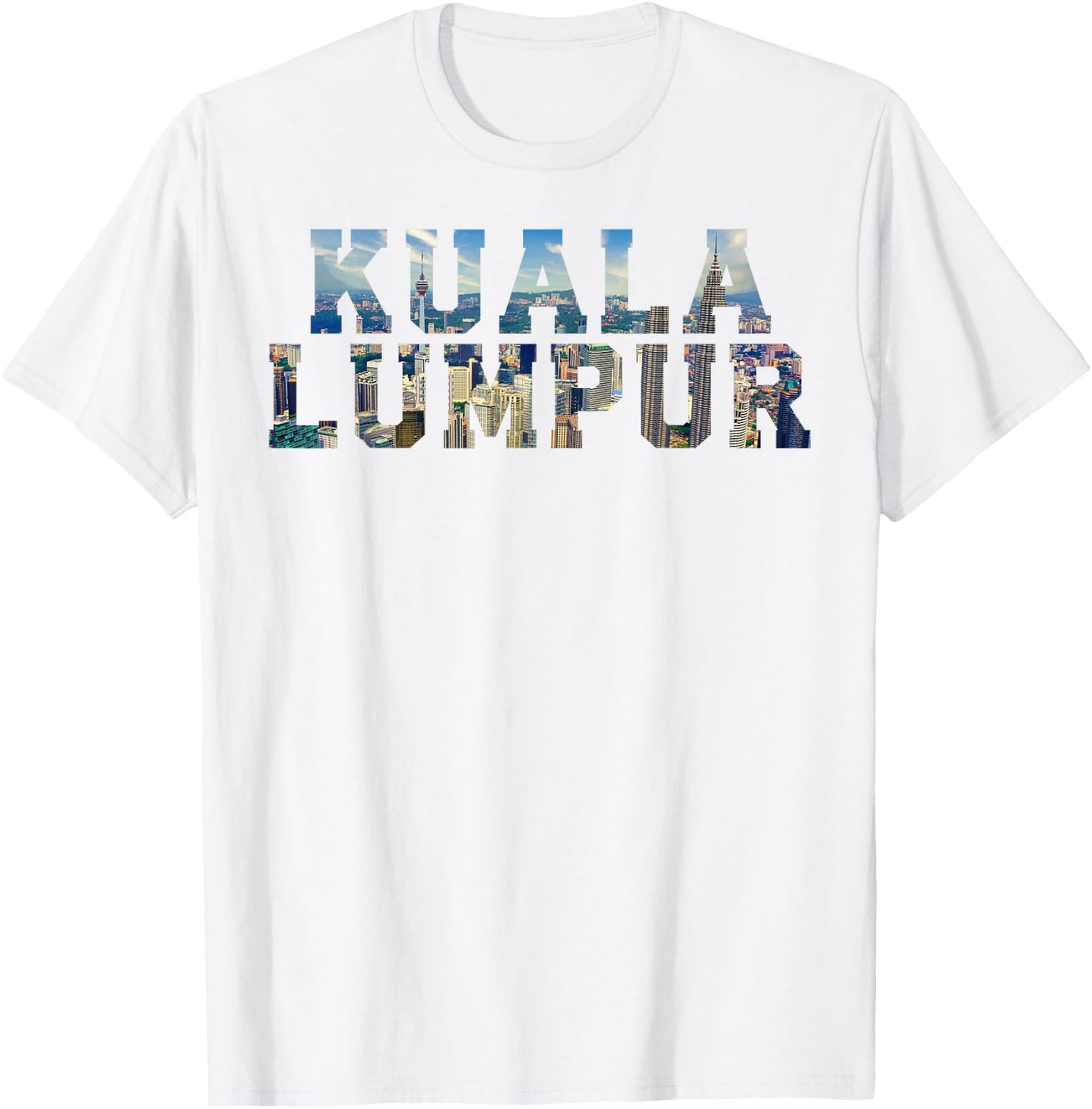 Souvenir vintage Kuala Lumpur Malaisie emblématique Skyline T-Shirt - T-Shirt | White