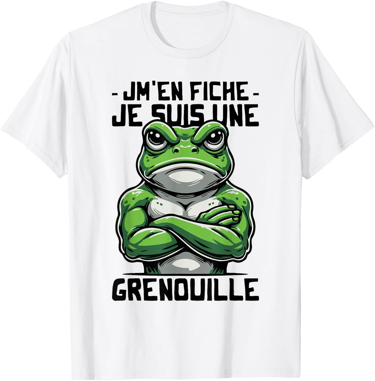 Frog Woman Girl Boy Je suis une Grenouille , white, S T-Shirt - T-Shirt | White