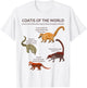 Coati and Coatimundi Species Animal Artwork T-Shirt - T-Shirt | White