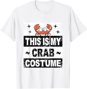 Retro Crab Costume Adult Kids Baby Toddler Men Women T-Shirt - T-Shirt | White