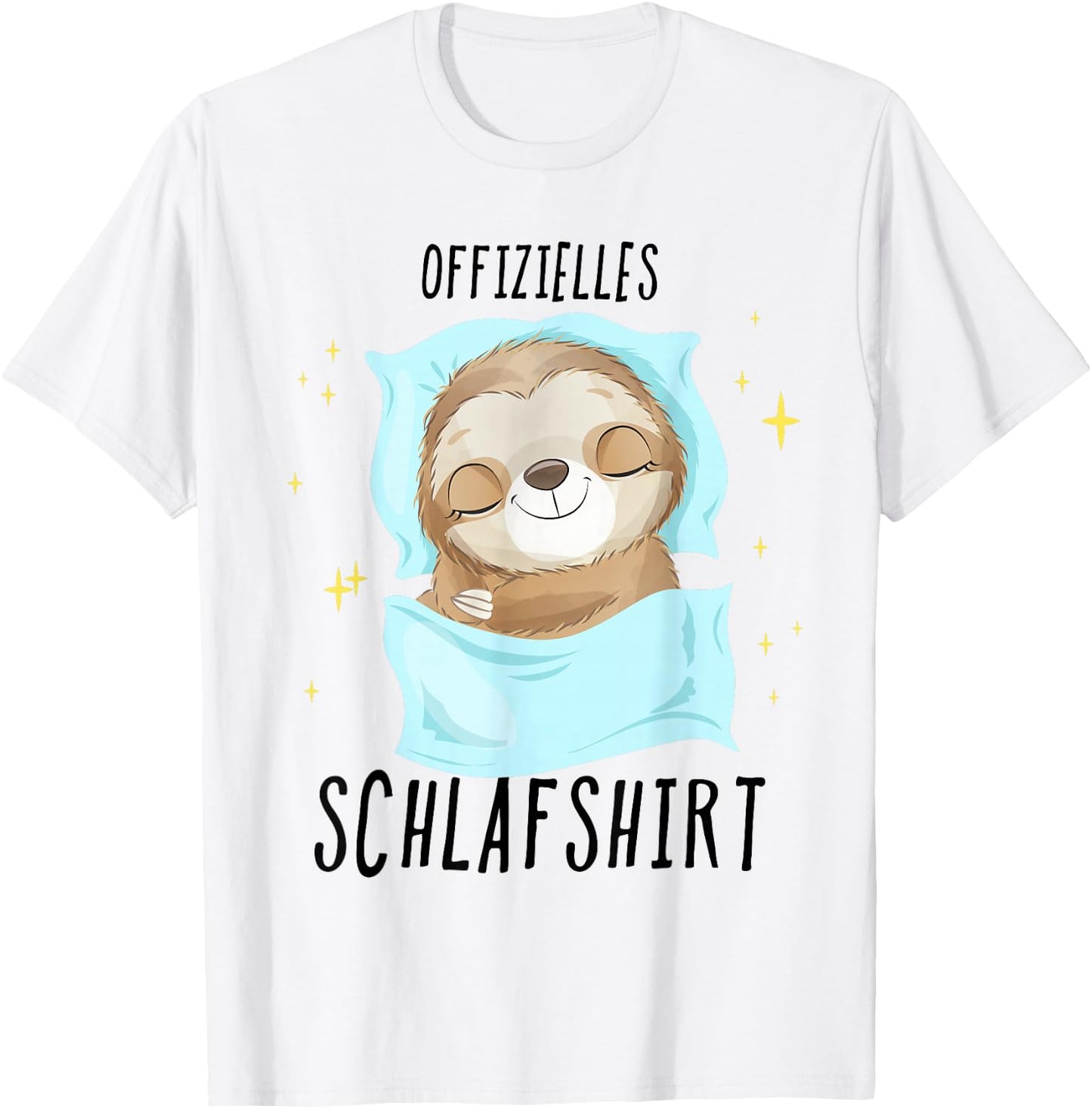 Sloth Pyjamas , gray, s T-Shirt - T-Shirt | White
