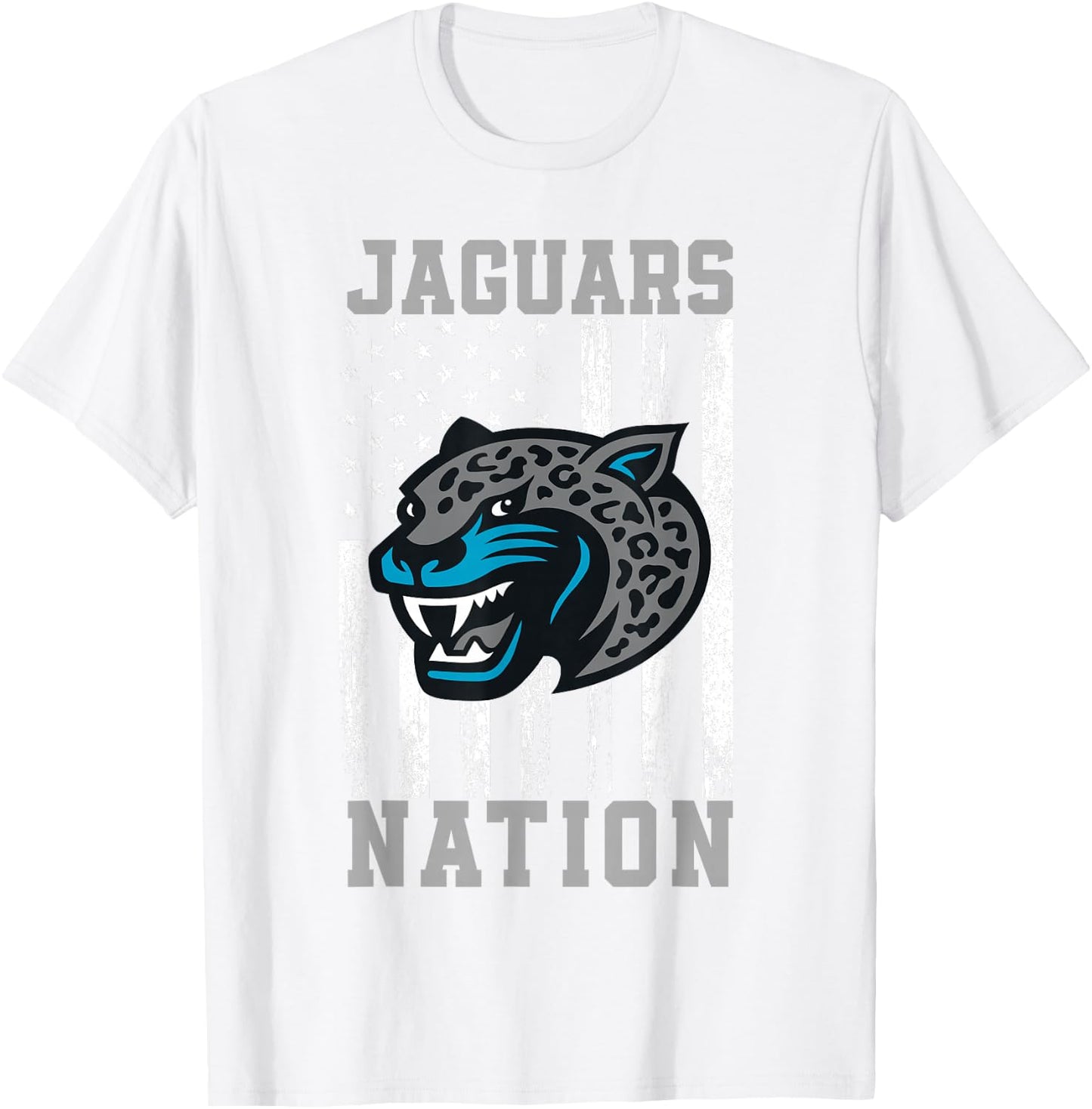 Seckinger Jaguars Logo Nation HS T-Shirt - T-Shirt | White