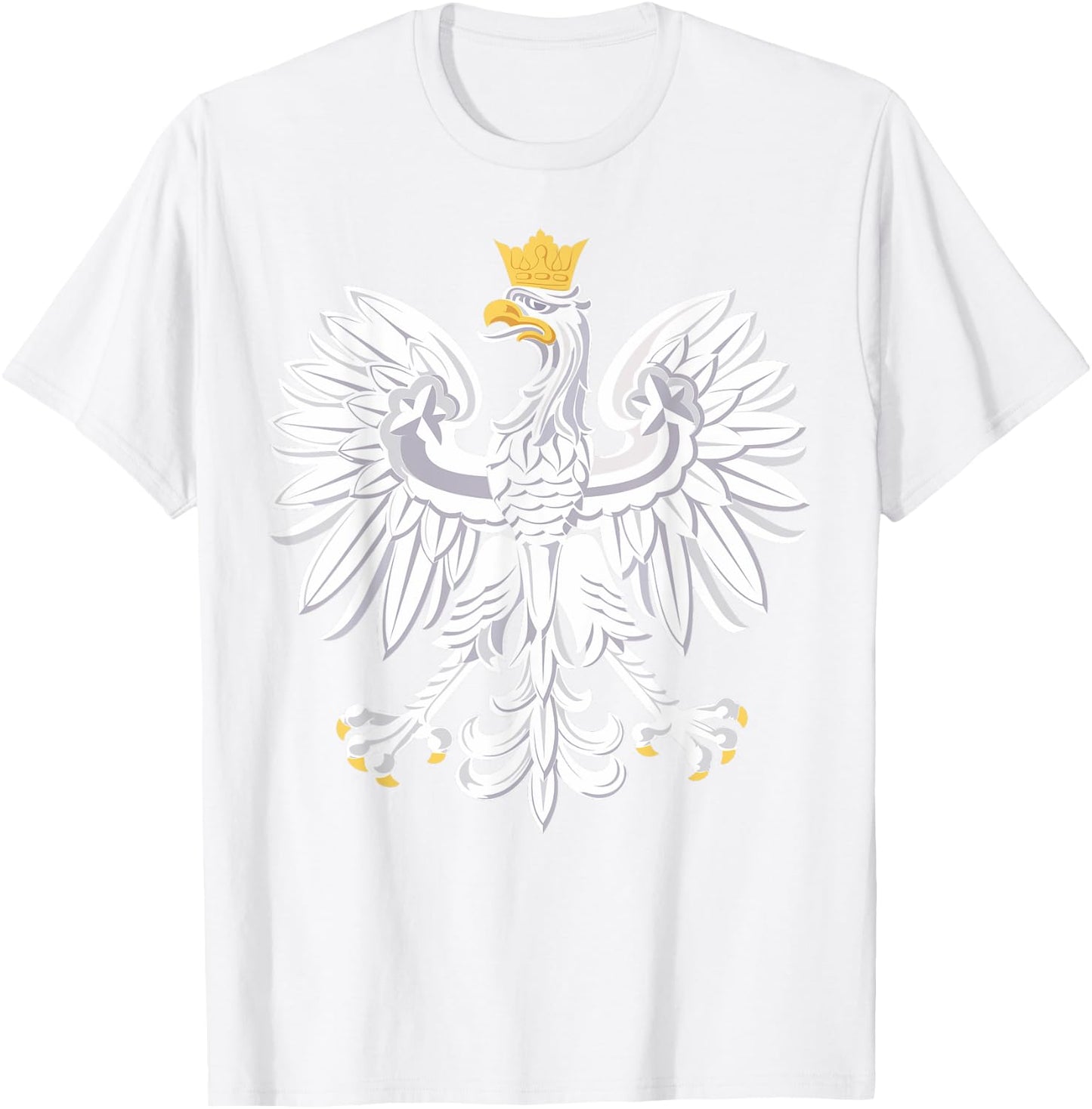 Poland Polska Polish Emblem Coat of Arms Eagle White Red T-Shirt - T-Shirt | White