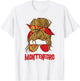 Montenegro für Mädchen Montenegrinische Flagge für Frauen Montenegro T-Shirt - T-Shirt | White