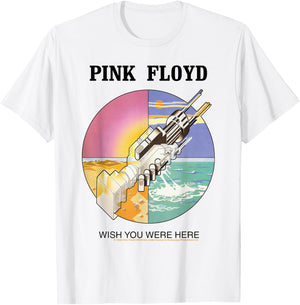 Pink Floyd Klassisches Album Wish You were Here T-Shirt - T-Shirt | White