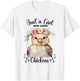 Just a Girl Who Loves Chickens for Girls Who Love Animals T-Shirt - T-Shirt | White