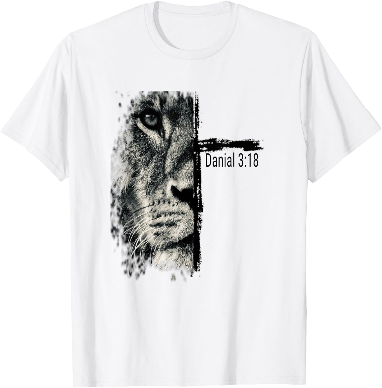 Daniel In The Bible Scripture Verse About Lions T-Shirt - T-Shirt | White