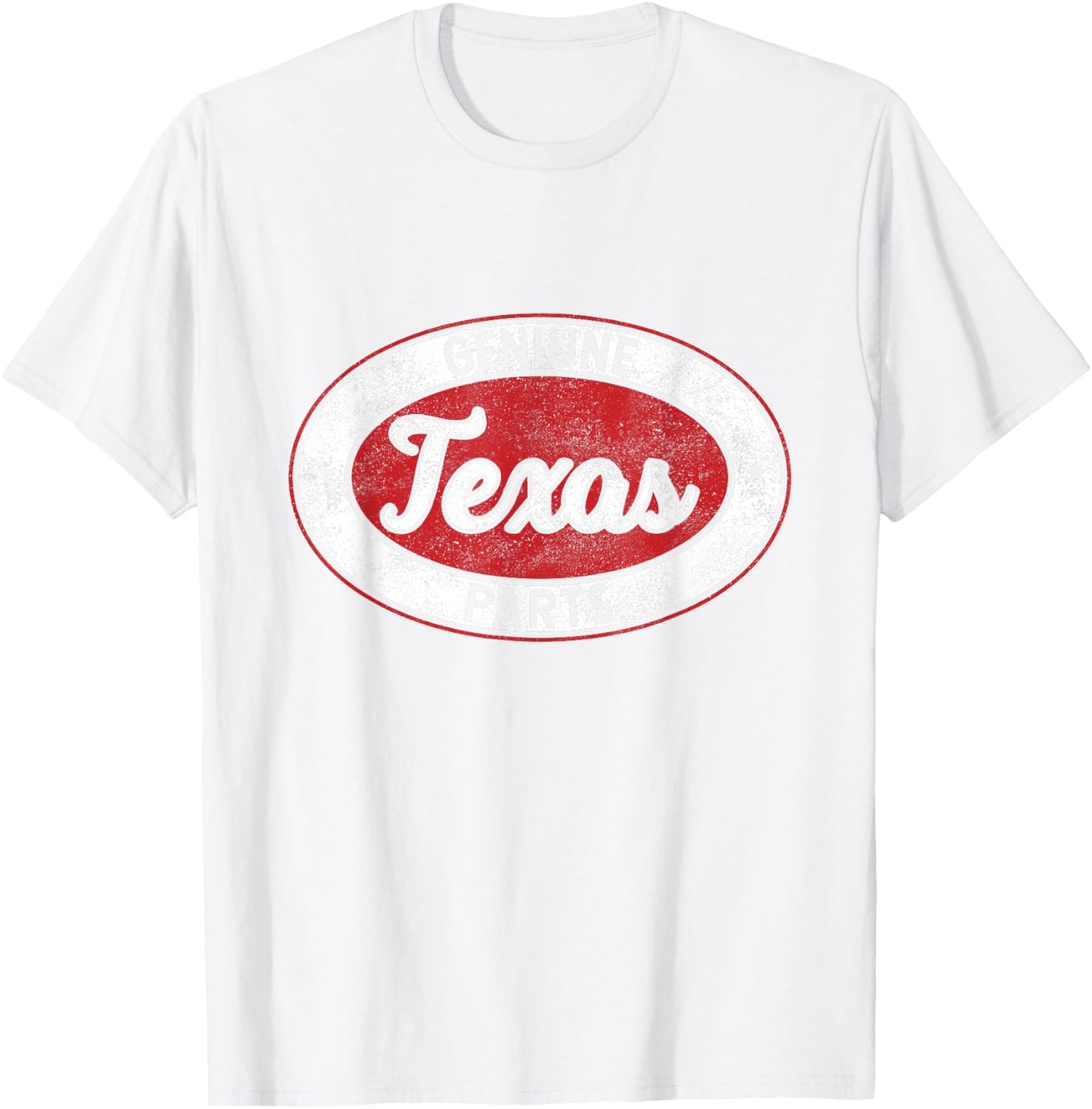 Genuine Texas Parts for Native Texans - Proud Texas T-Shirt - T-Shirt | White