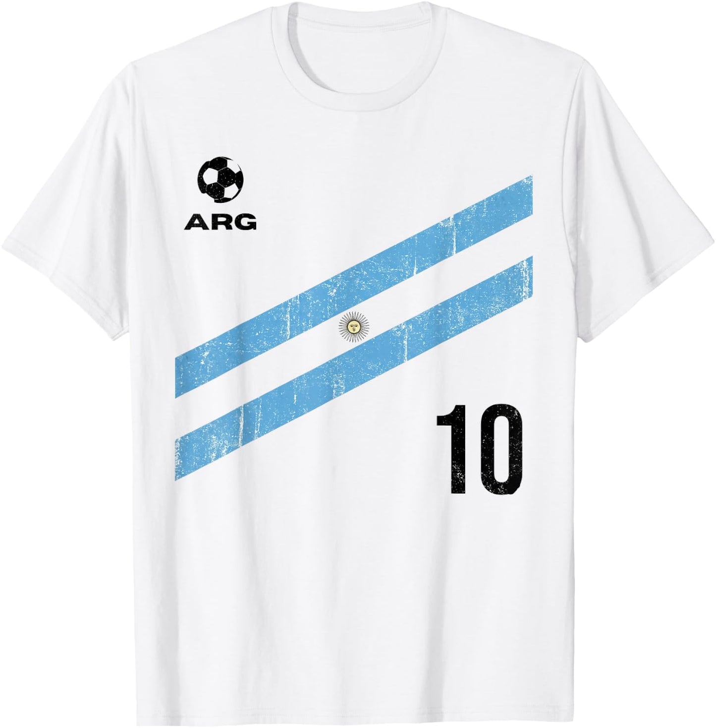 Argentina Flag Argentina Gift Hispanic Heritage Argentinian T-Shirt - T-Shirt | White