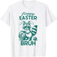Happy Easter Bruh Raccoon Easter Bunny Rabbit Racoon Animal T-Shirt - T-Shirt | White