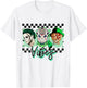 Horror St Patricks Day, Lucky Vibes, Horror Movie T-Shirt - T-Shirt | White