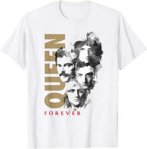 Queen Official Gold Forever T-Shirt - T-Shirt | White