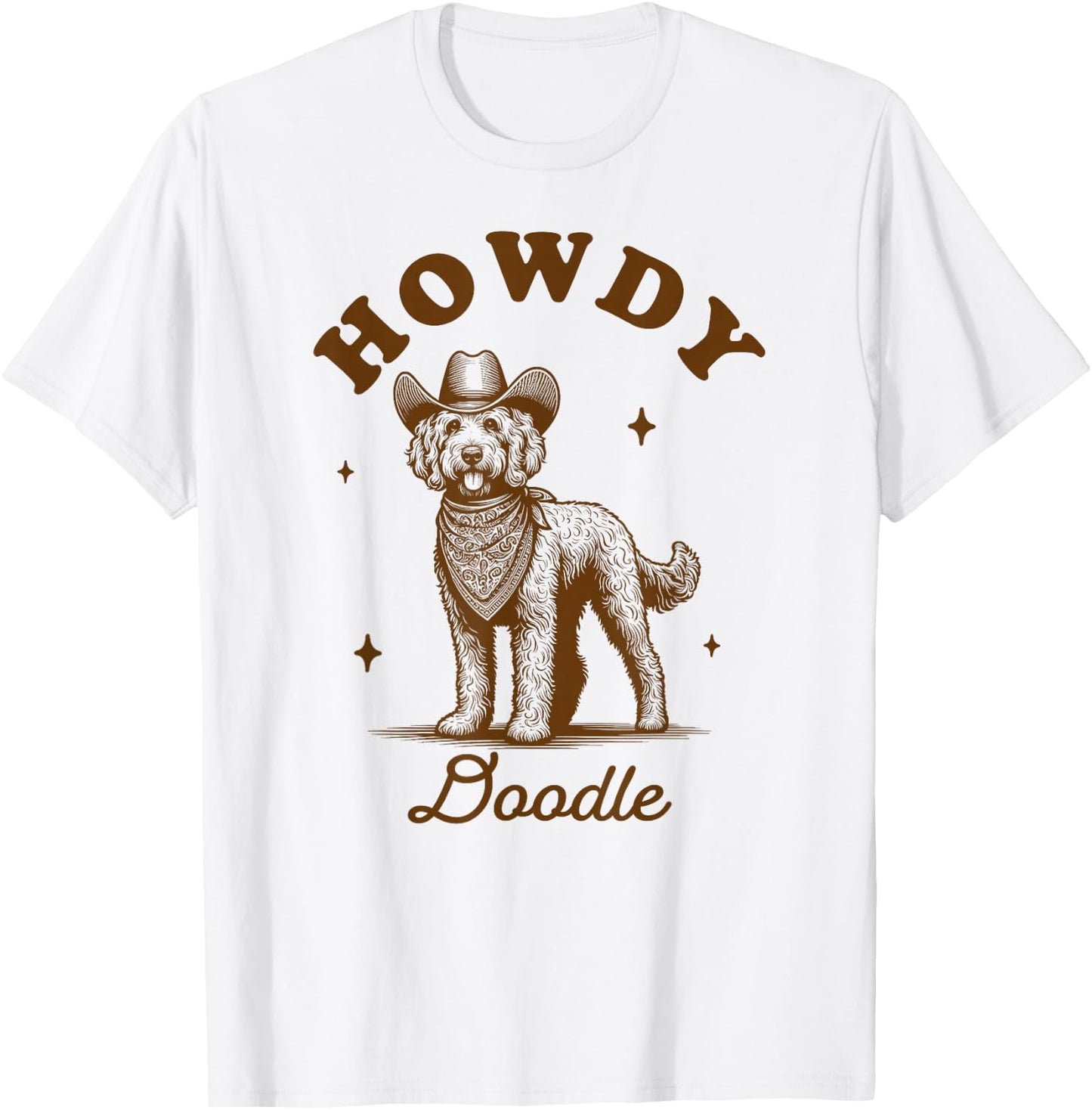 Doodle Mom Doodle Lover Vintage Western Life Howdy Doodle T-Shirt - T-Shirt | White
