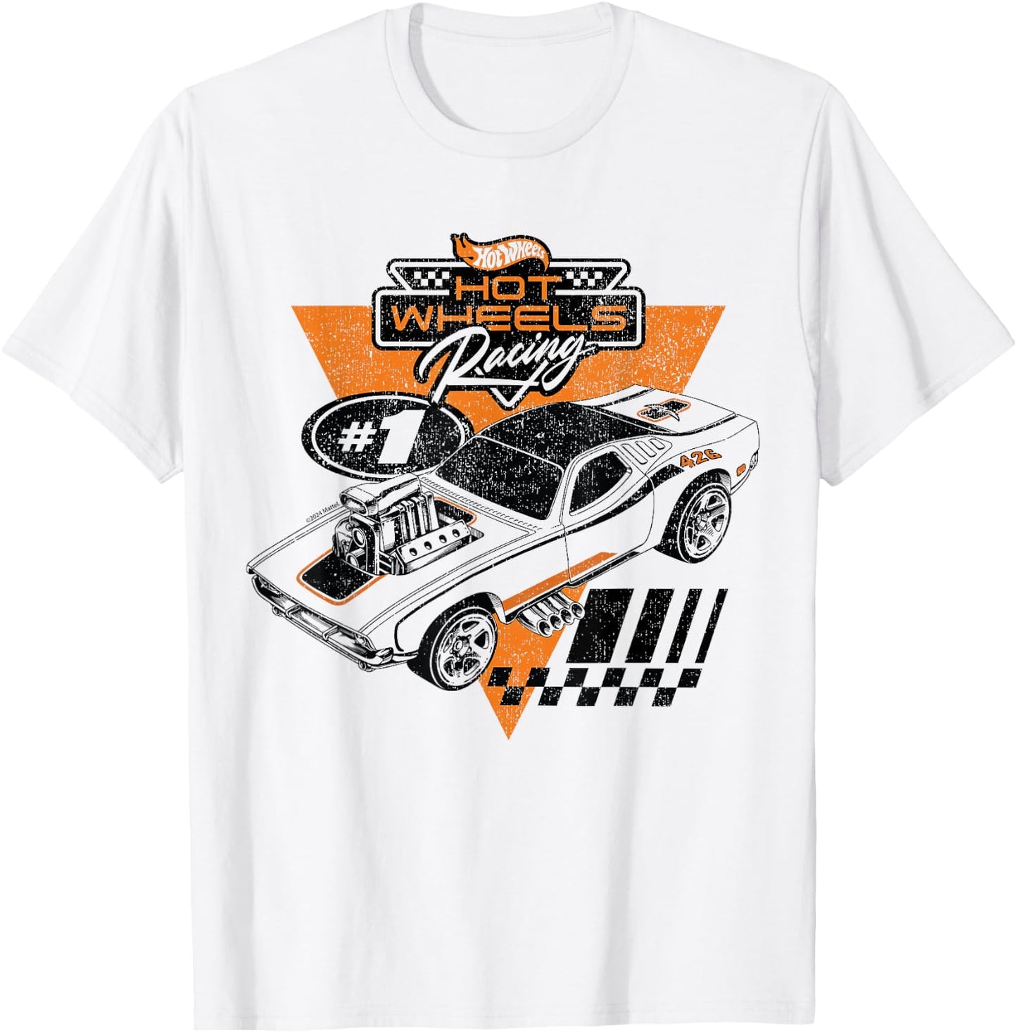 Hot Wheels - Rodger Dodger Racing T-Shirt - T-Shirt | White