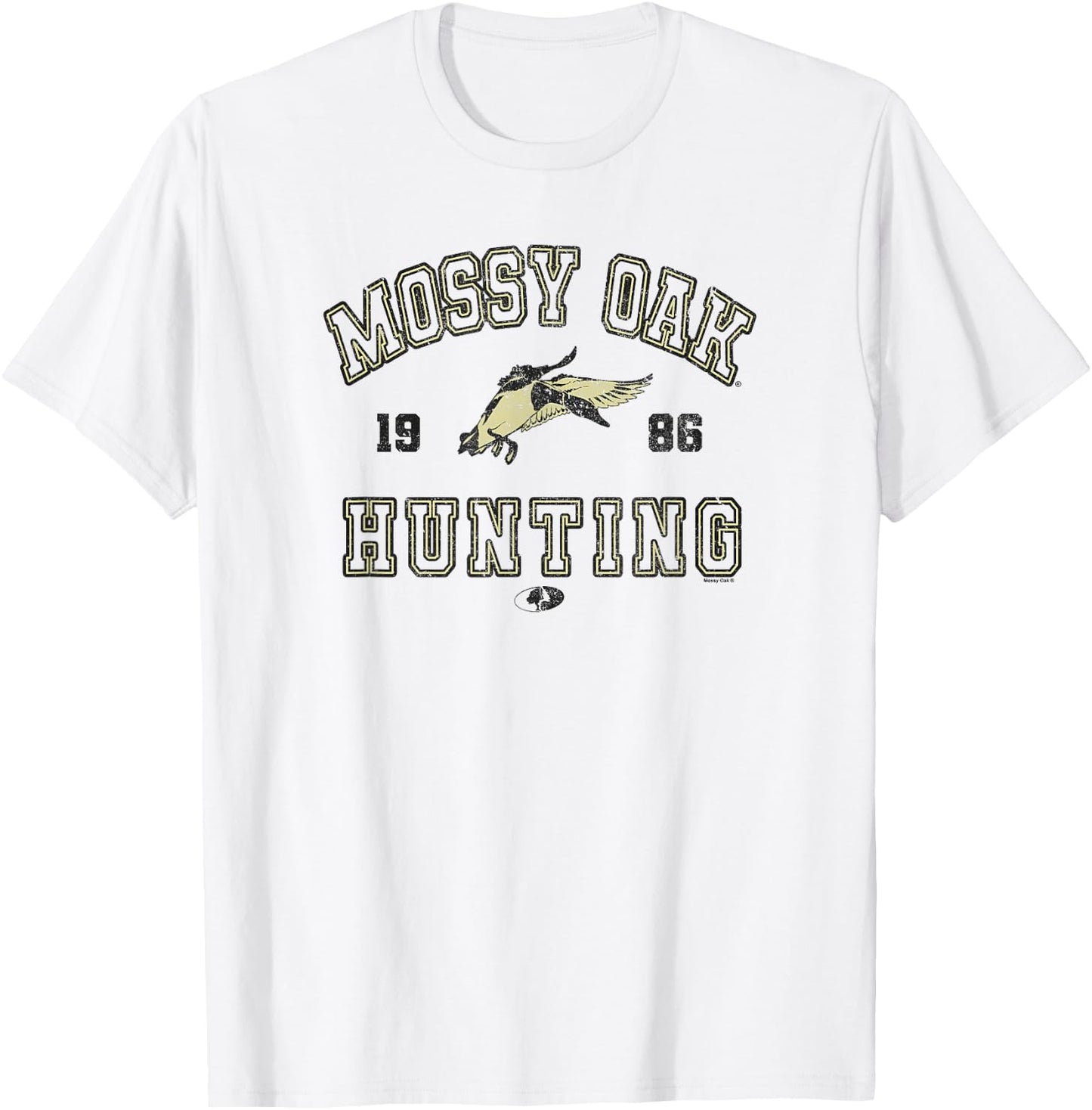 Mossy Oak Hunting 1986 Vintage Duck Target Logo T-Shirt - T-Shirt | White