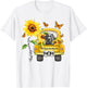 Weimaraner Mom Sunflower Best Dog Mom Ever Mother's Day T-Shirt - T-Shirt | White