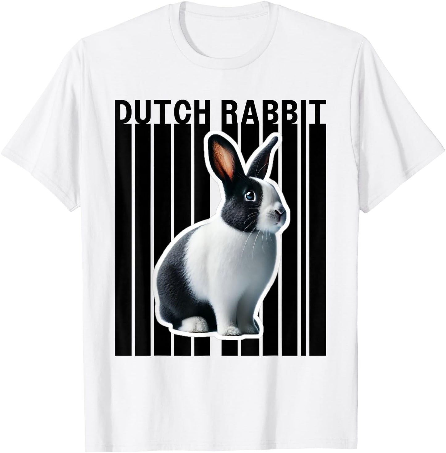 Dutch Rabbit Lovers Cute Bunny T-Shirt - T-Shirt | White