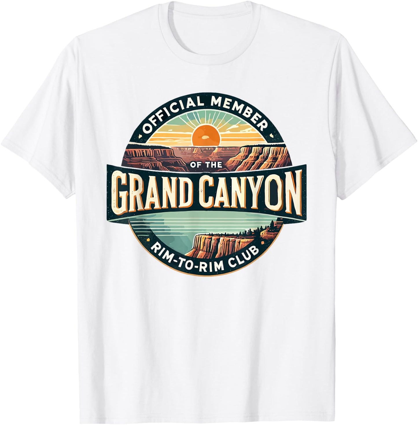Official Member of the Grand Canyon Rim-to-Rim Club T-Shirt - T-Shirt | White
