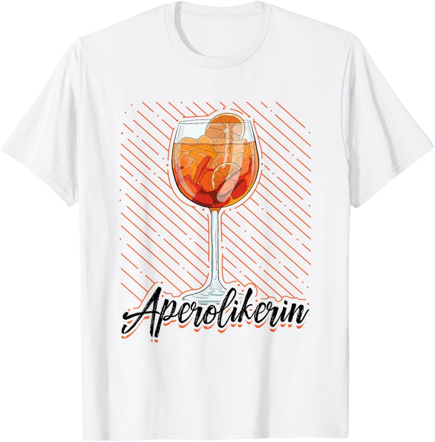 Aperolic Drink Aperitif Spritz , White T-Shirt - T-Shirt | White