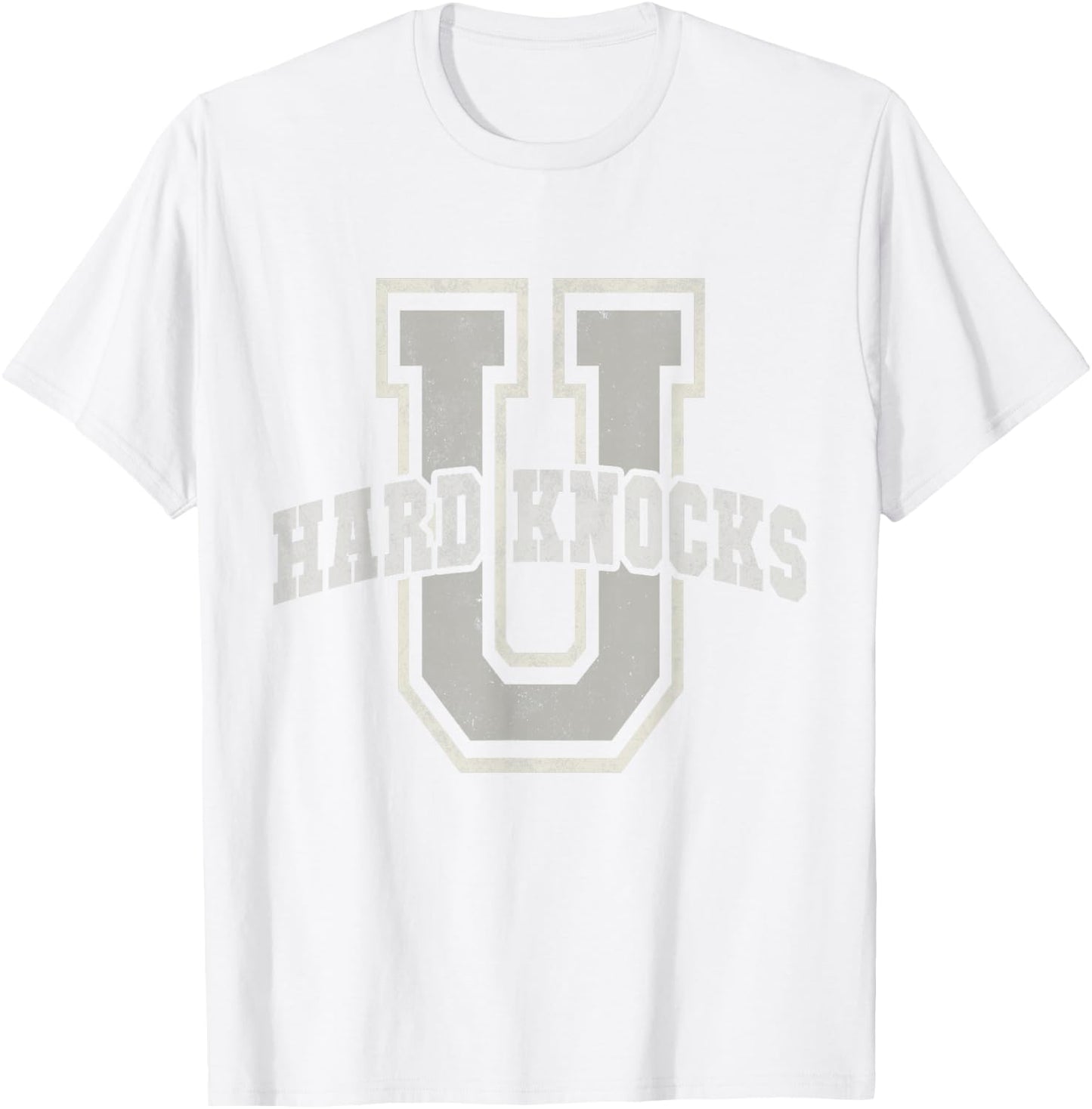 Vintage UNIVERSITY of HARD KNOCKS Business Graduate School T-Shirt - T-Shirt | White