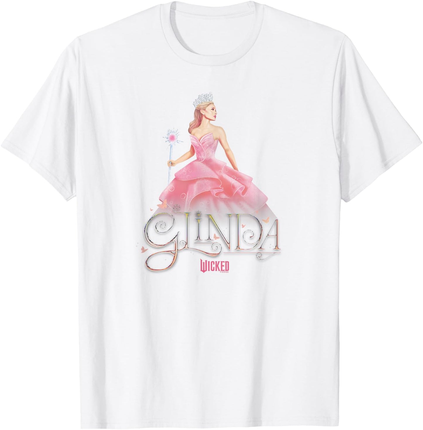 Wicked Glinda Elegant Pose , White T-Shirt - T-Shirt | White
