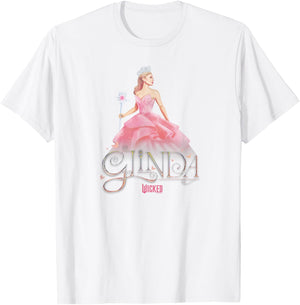 Wicked Glinda Elegant Pose , white, S T-Shirt - T-Shirt | White