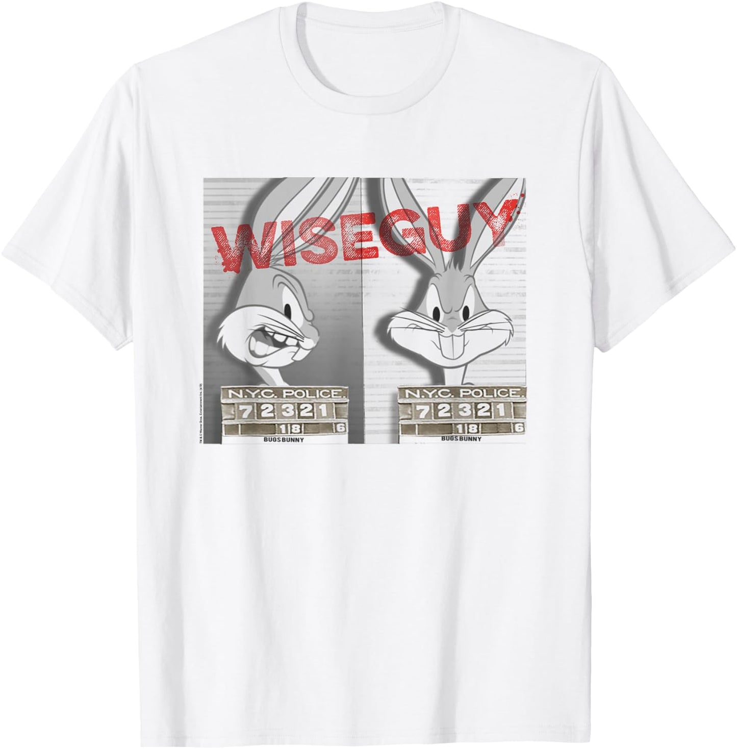 Looney Tunes Bugs Bunny Wiseguy T-Shirt - T-Shirt | White
