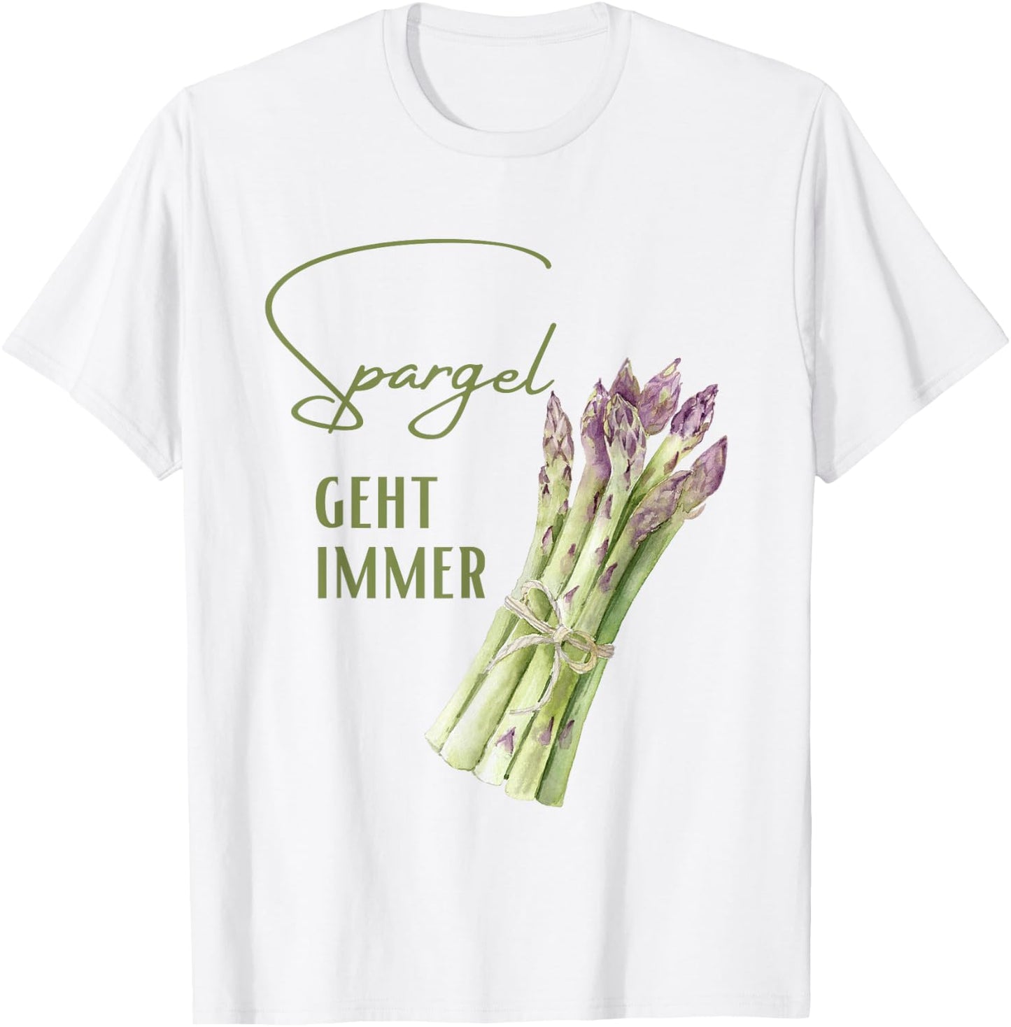 Spargel geht immer Spargeln Spargelbauer Spargel essen T-Shirt - T-Shirt | White