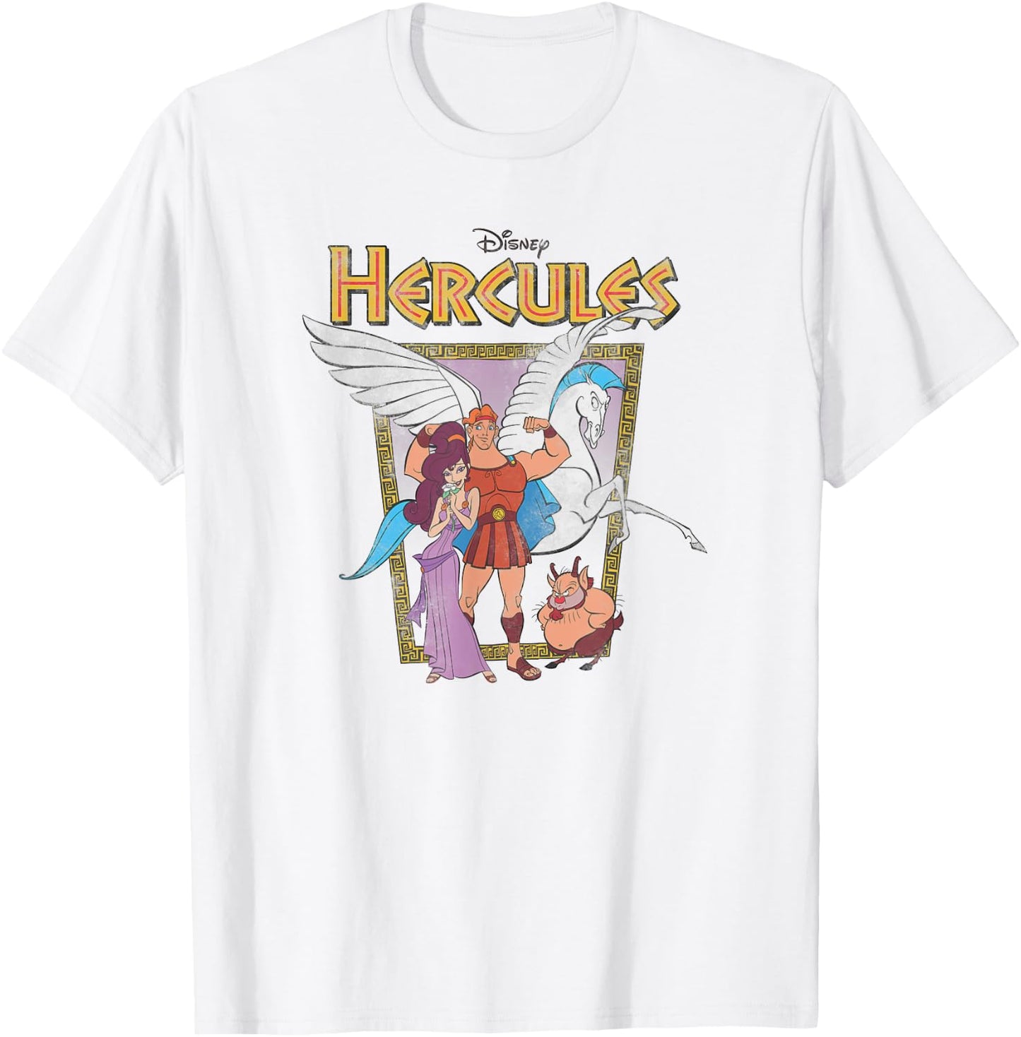 Disney Hercules Classic Movie Poster T-Shirt - T-Shirt | White