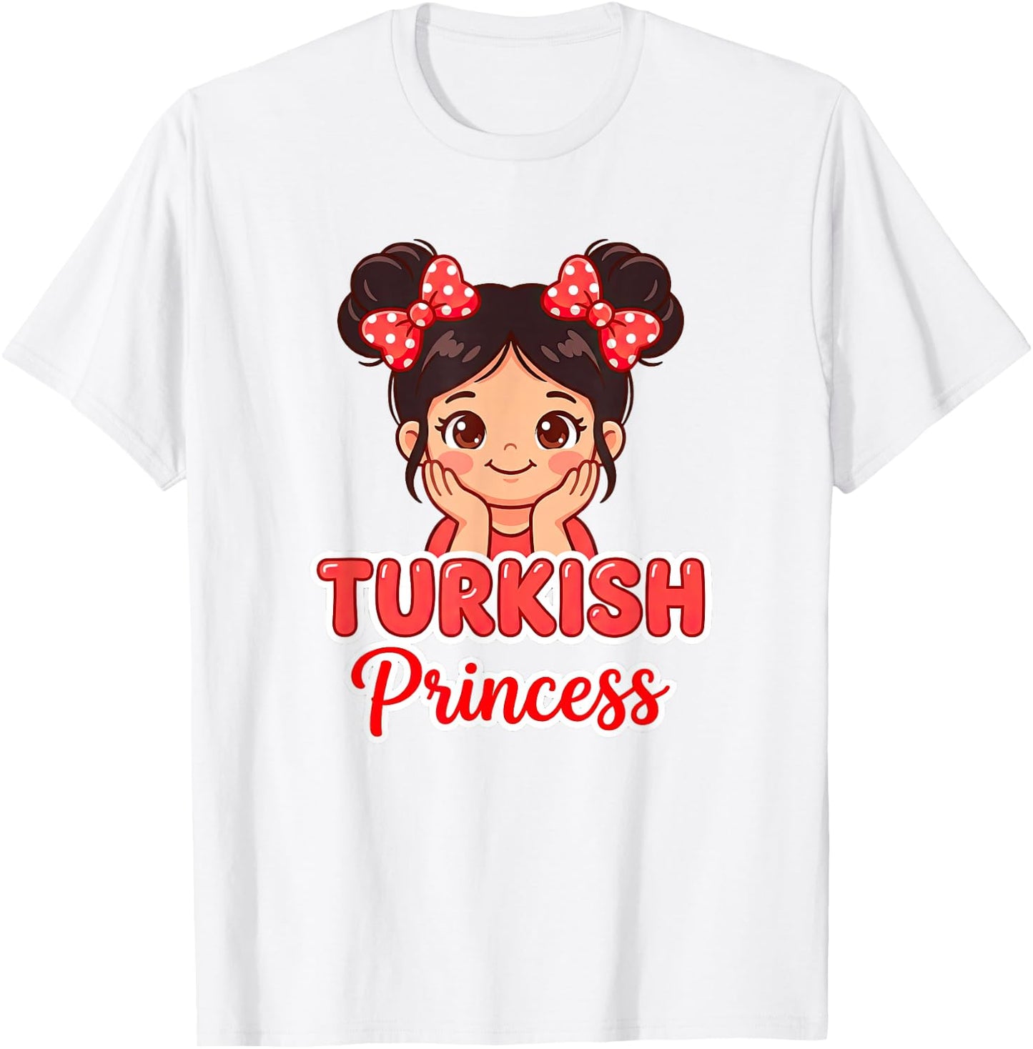 Turkey Souvenir for Girl Turkish Graphic T-Shirt - T-Shirt | White